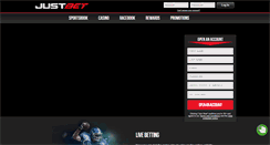 Desktop Screenshot of justbet.co